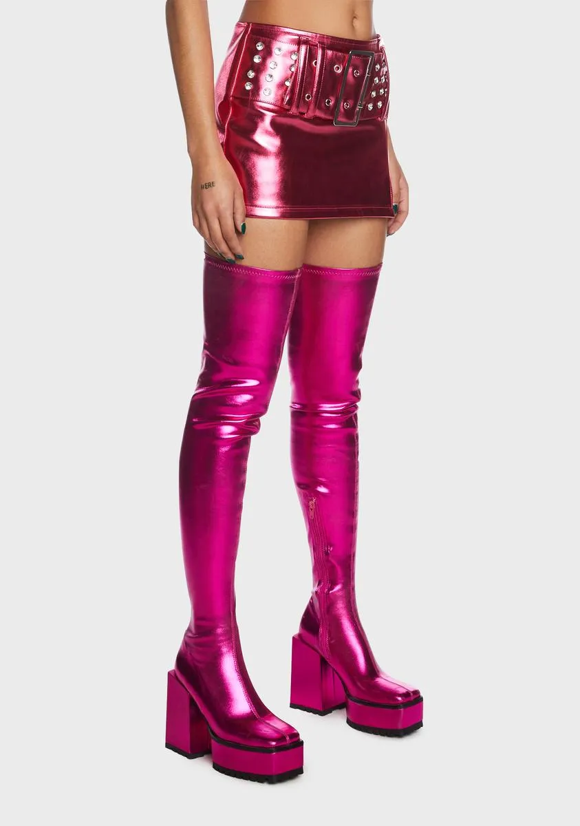 Elevated Energy Mini Skirt sold by Dolls Kill product image thumbnail 4