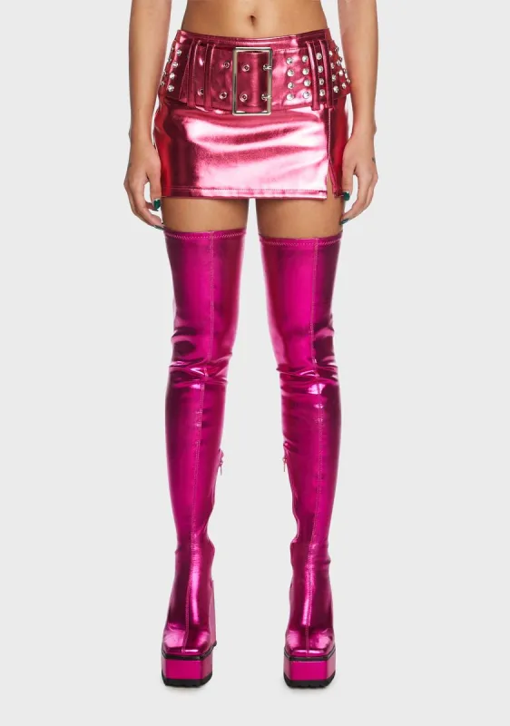 Elevated Energy Mini Skirt sold by Dolls Kill