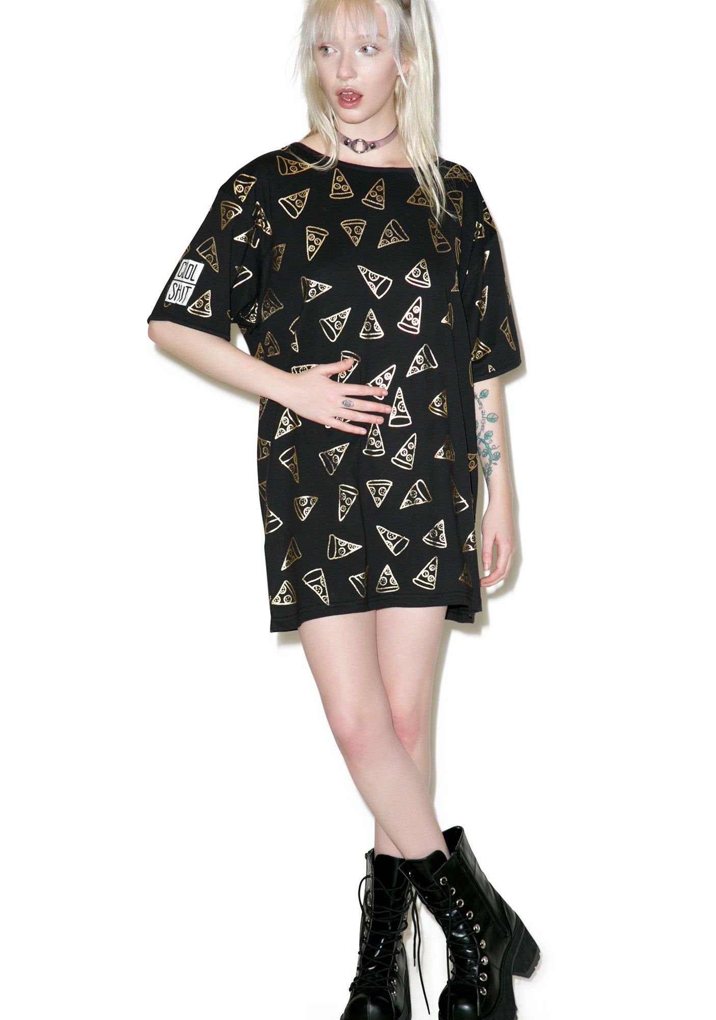 Pizza Tee sold by Dolls Kill