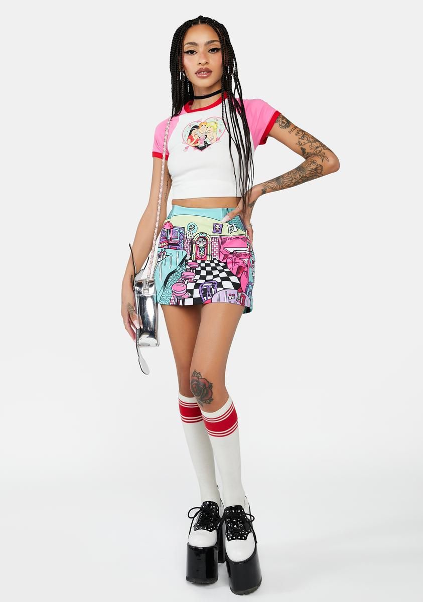 Pop's Shoppe Mini Skirt sold by Dolls Kill product image thumbnail 3