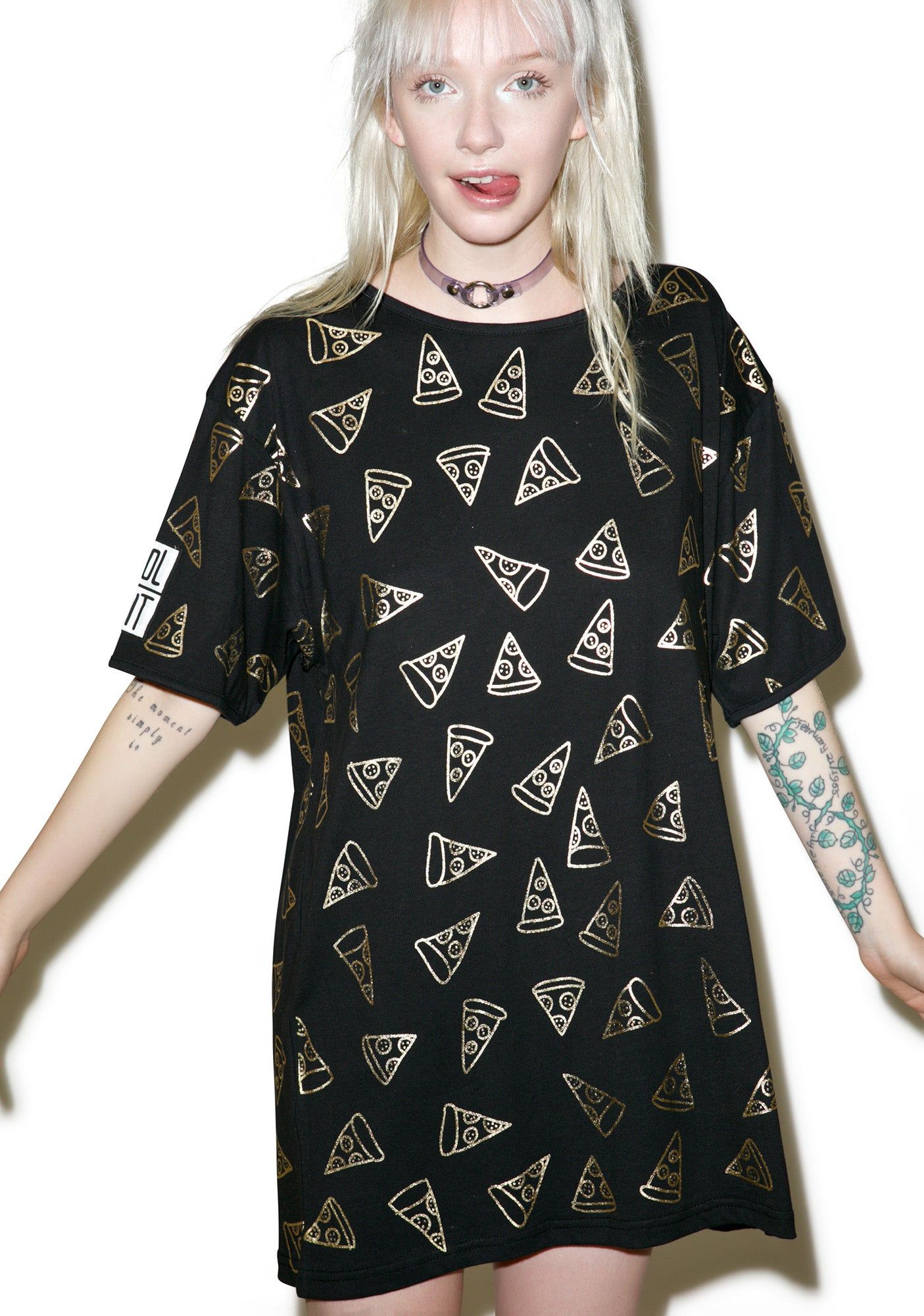 Pizza Tee sold by Dolls Kill product image thumbnail 5