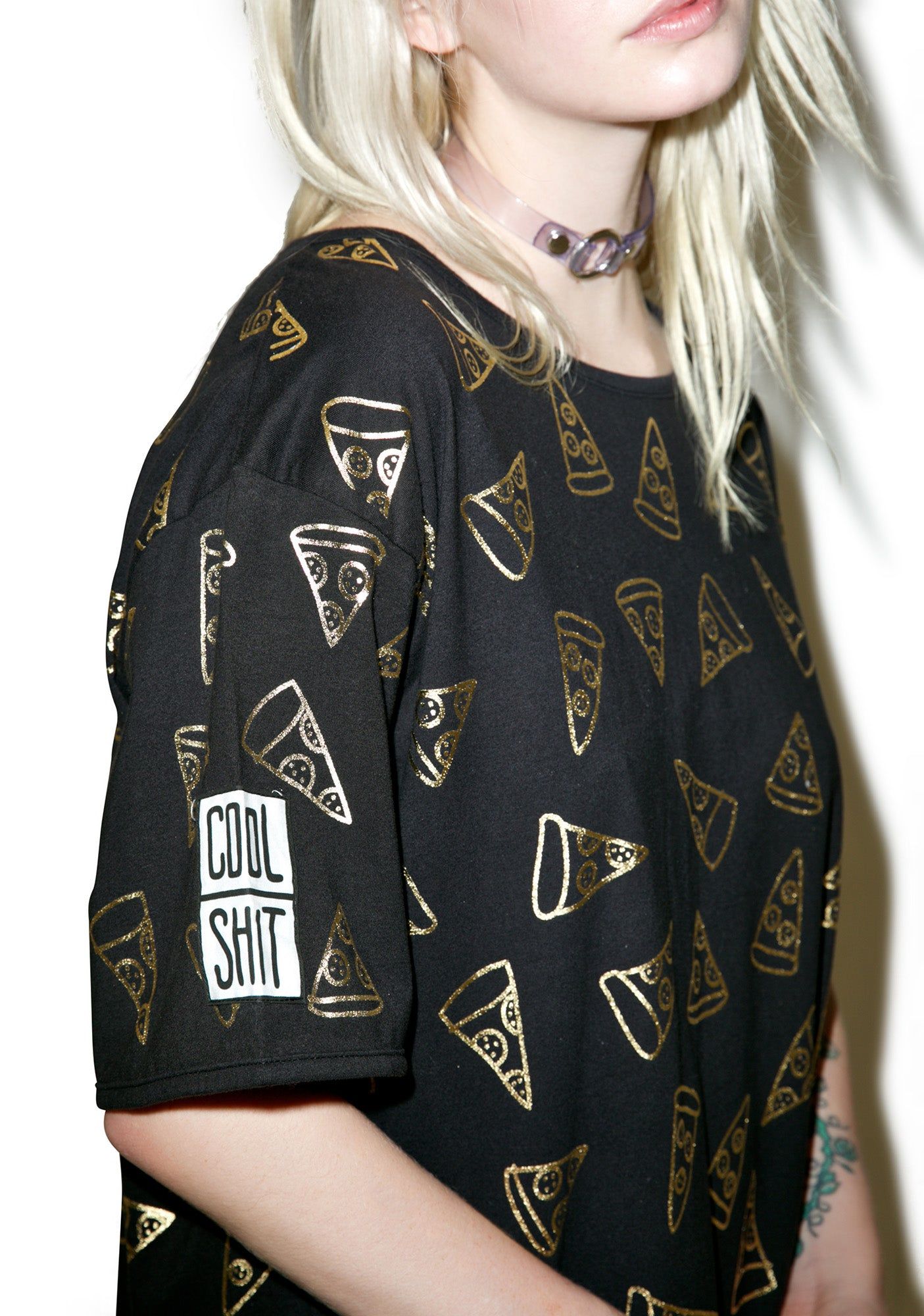 Pizza Tee sold by Dolls Kill product image thumbnail 2