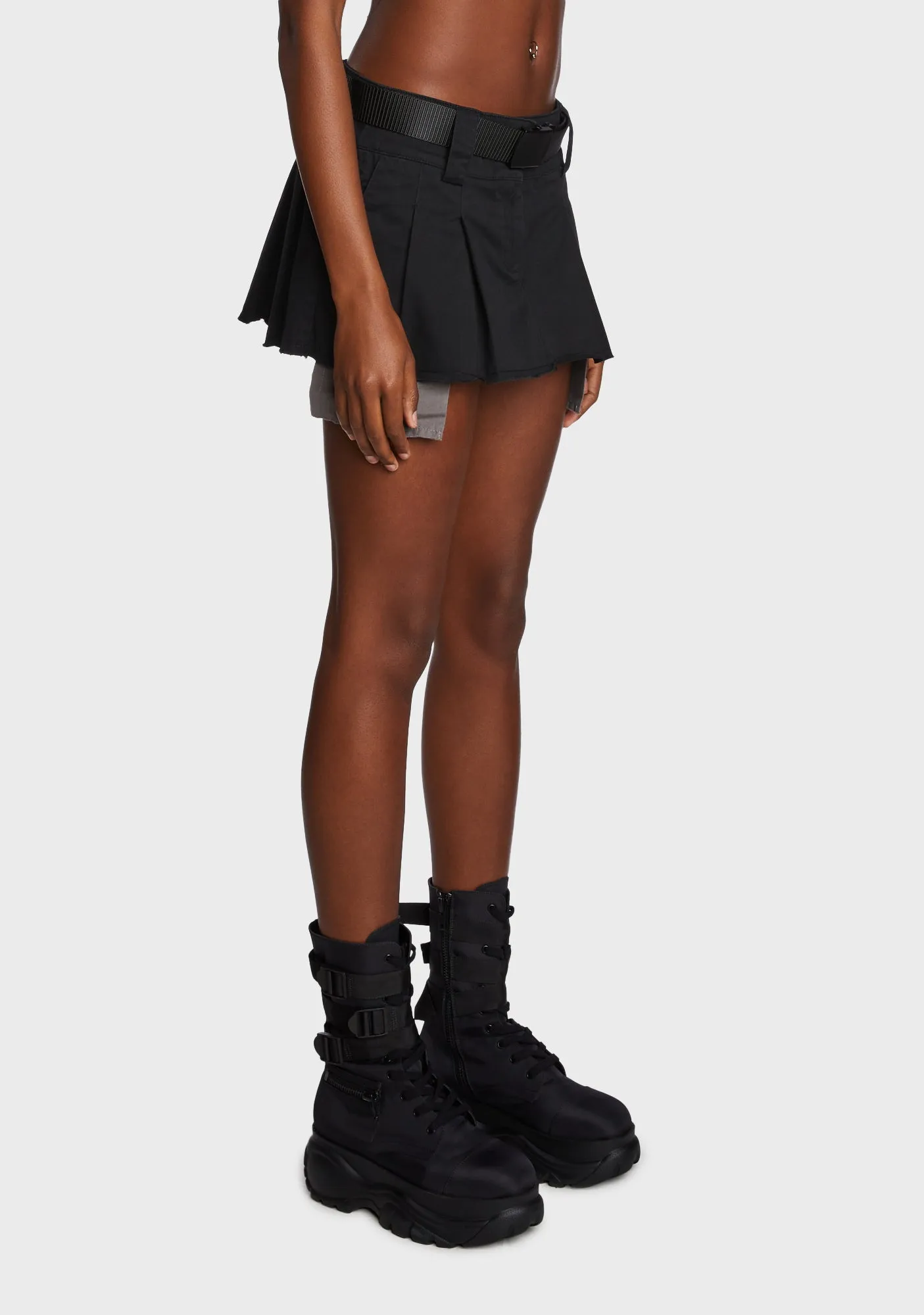 Viral Attitude Pleated Mini Skirt sold by Dolls Kill product image thumbnail 3