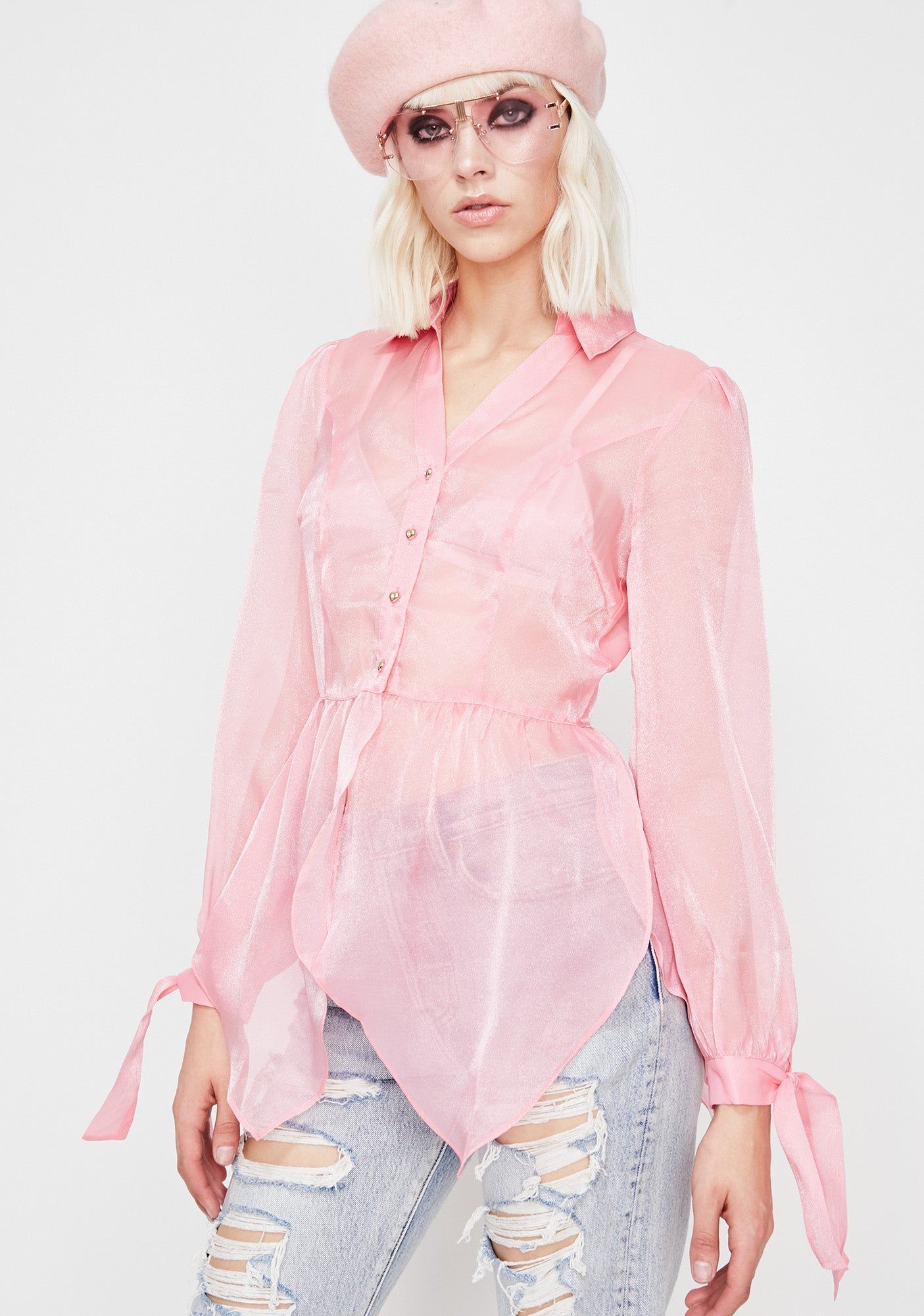 It Girl Organza Top sold by Dolls Kill product image thumbnail 2