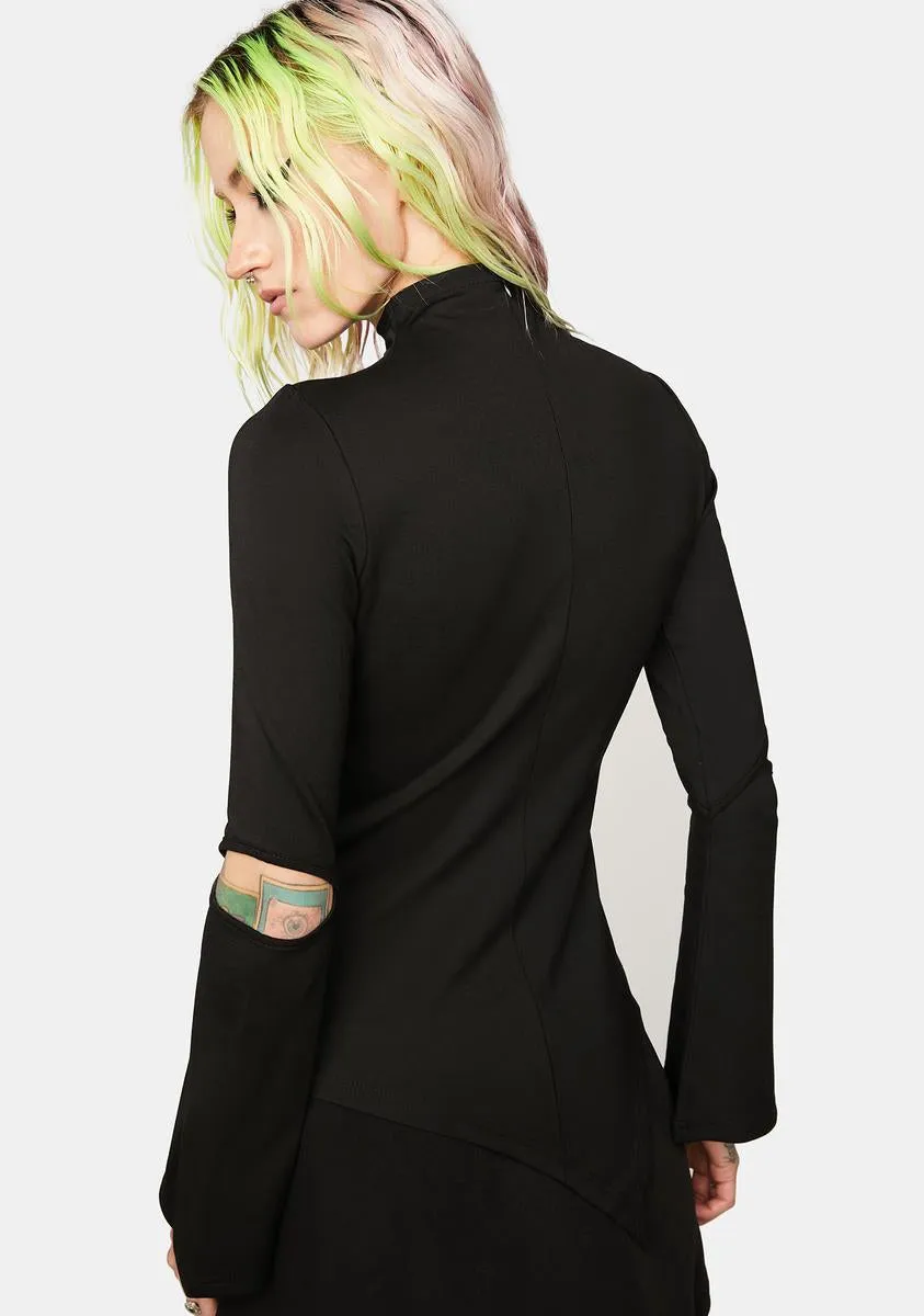 Goth Long Sleeve Tee sold by Dolls Kill product image thumbnail 4