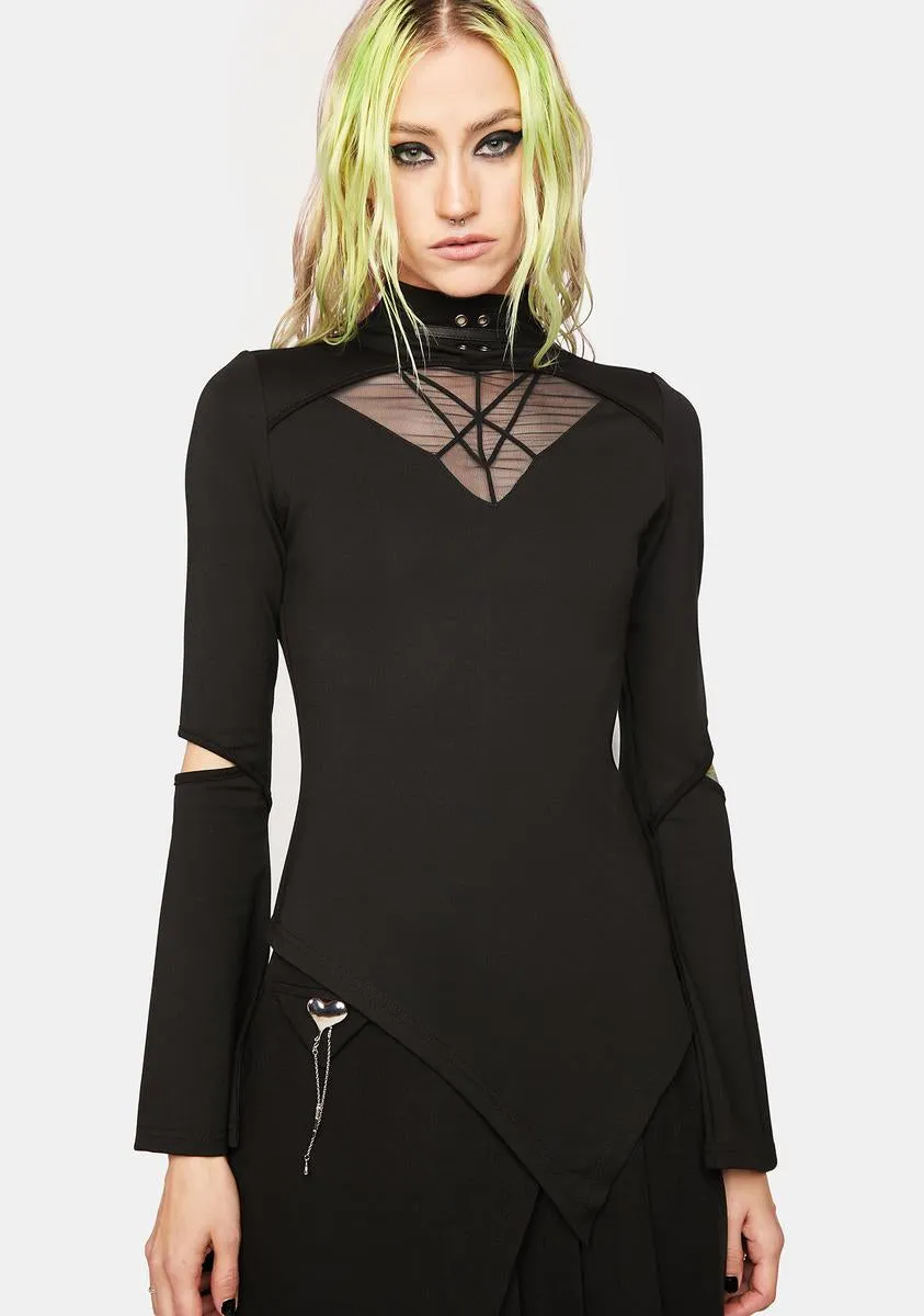 Goth Long Sleeve Tee sold by Dolls Kill