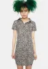 Spring Fling Floral Black Jeeves Shirt Dress sold by Dolls Kill
