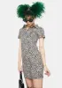 Spring Fling Floral Black Jeeves Shirt Dress sold by Dolls Kill