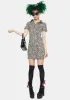 Spring Fling Floral Black Jeeves Shirt Dress sold by Dolls Kill