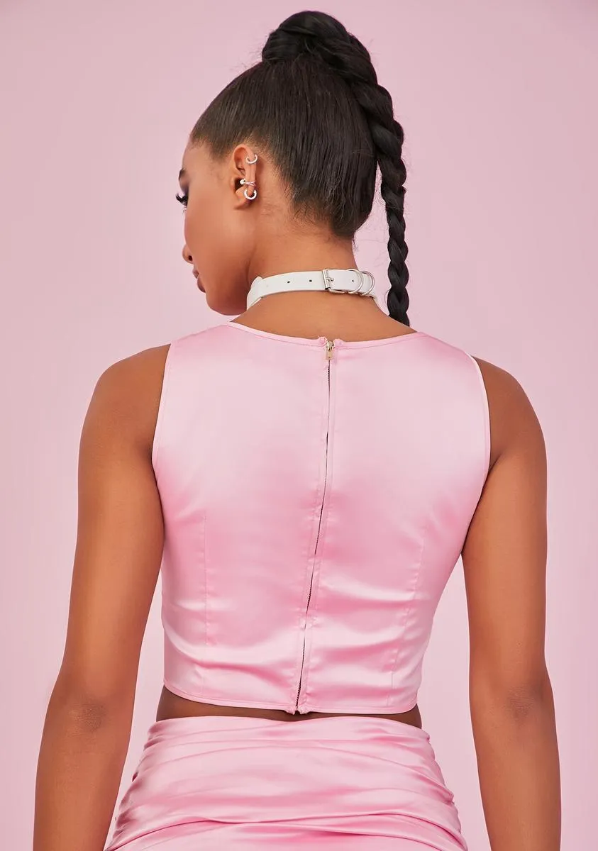 Pampered Princess Satin Corset Top sold by Dolls Kill product image thumbnail 4