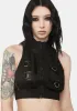 Tactical Zip-Up Vest Top sold by Dolls Kill