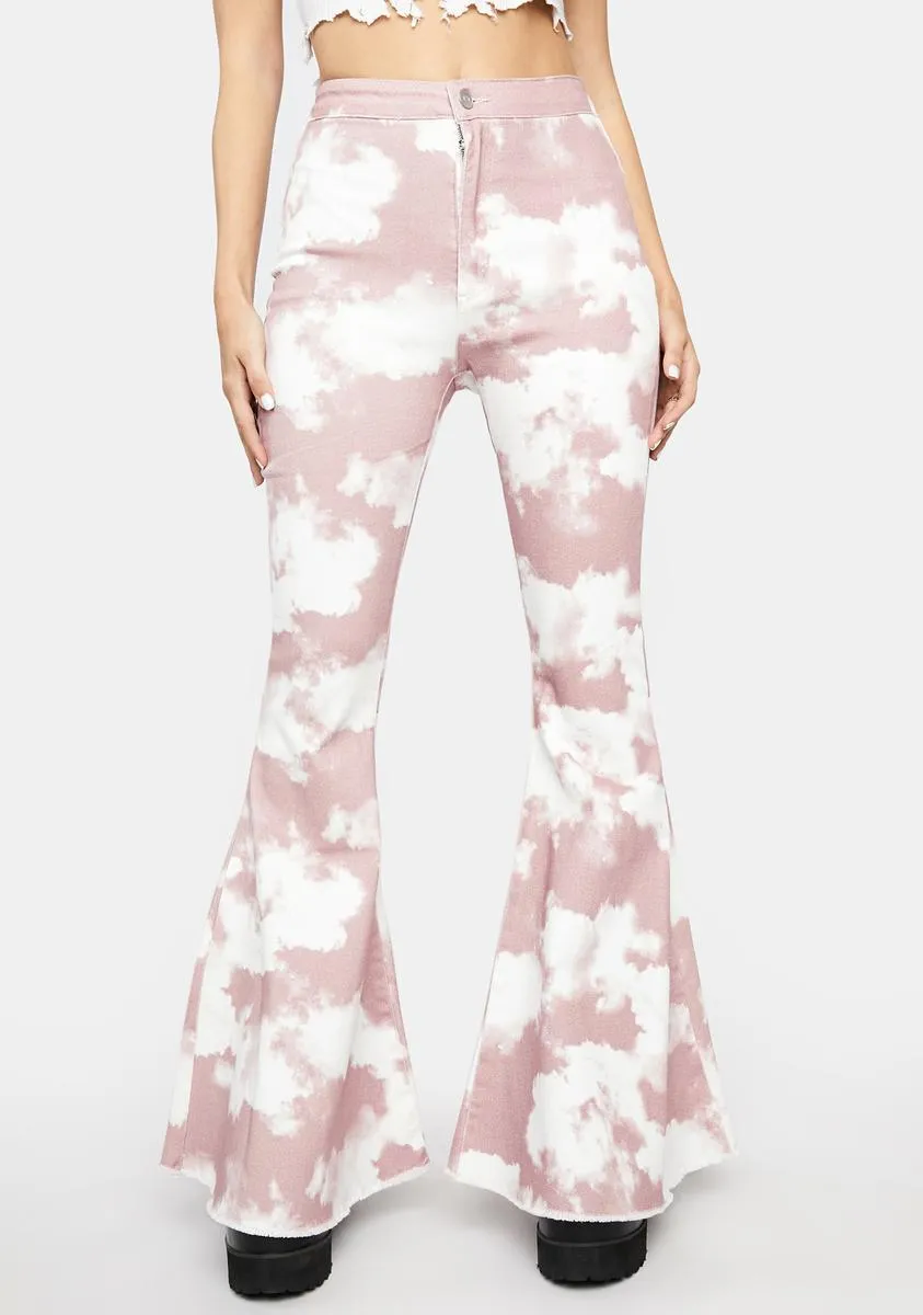 Make Me A Star Bell Bottoms sold by Dolls Kill