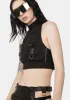 Tactical Zip-Up Vest Top sold by Dolls Kill
