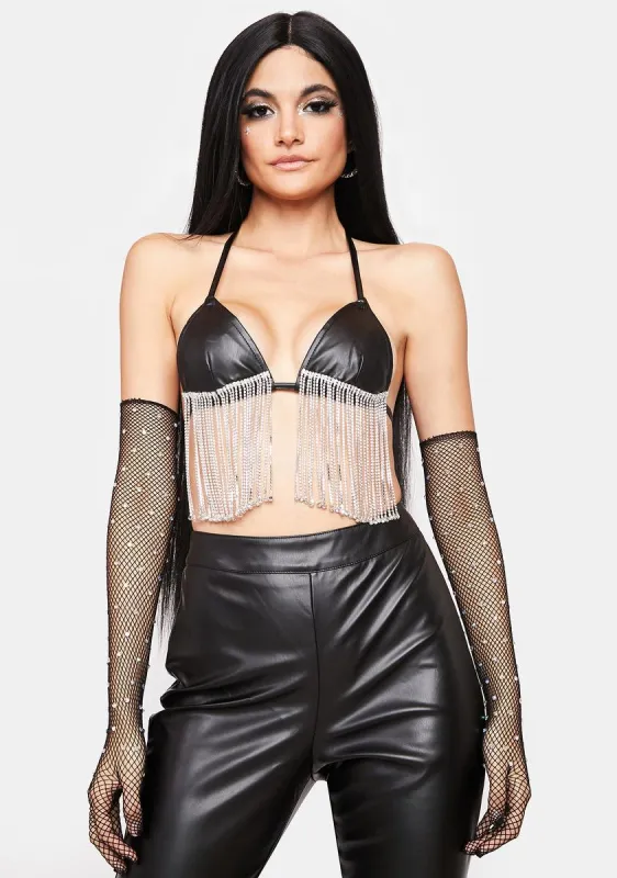 Shakin' It Vegan Leather Pants Set sold by Dolls Kill