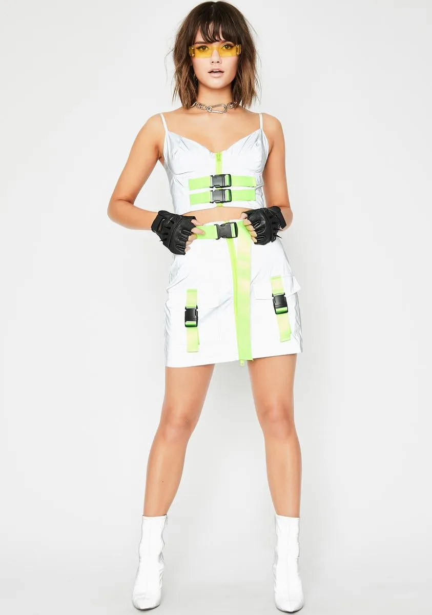 Blast Off Reflective Top sold by Dolls Kill product image thumbnail 3