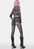 Gothic Skinny Skeleton Print Leggings sold by Dolls Kill