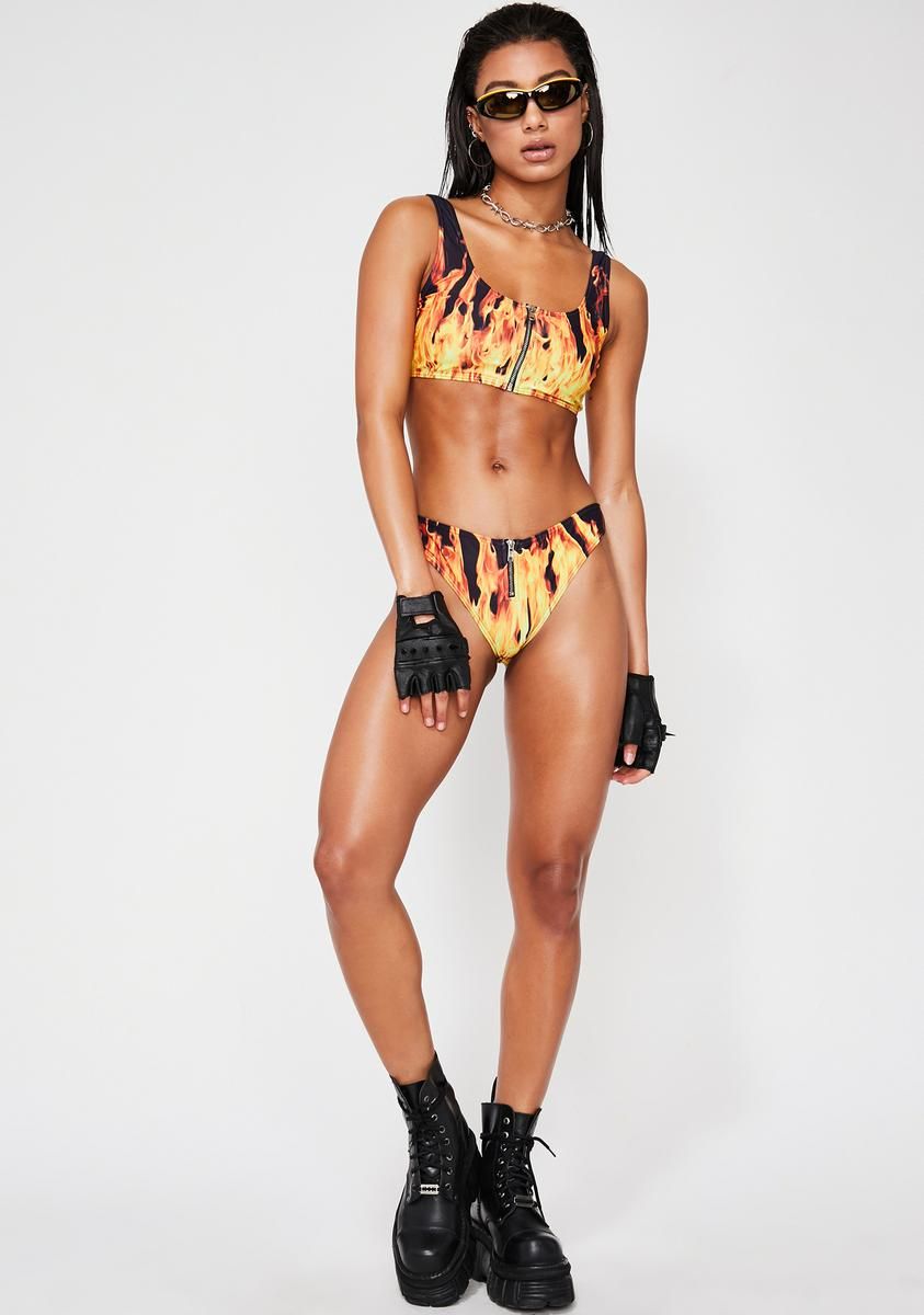 Inferno Mode Bikini Top sold by Dolls Kill product image thumbnail 3