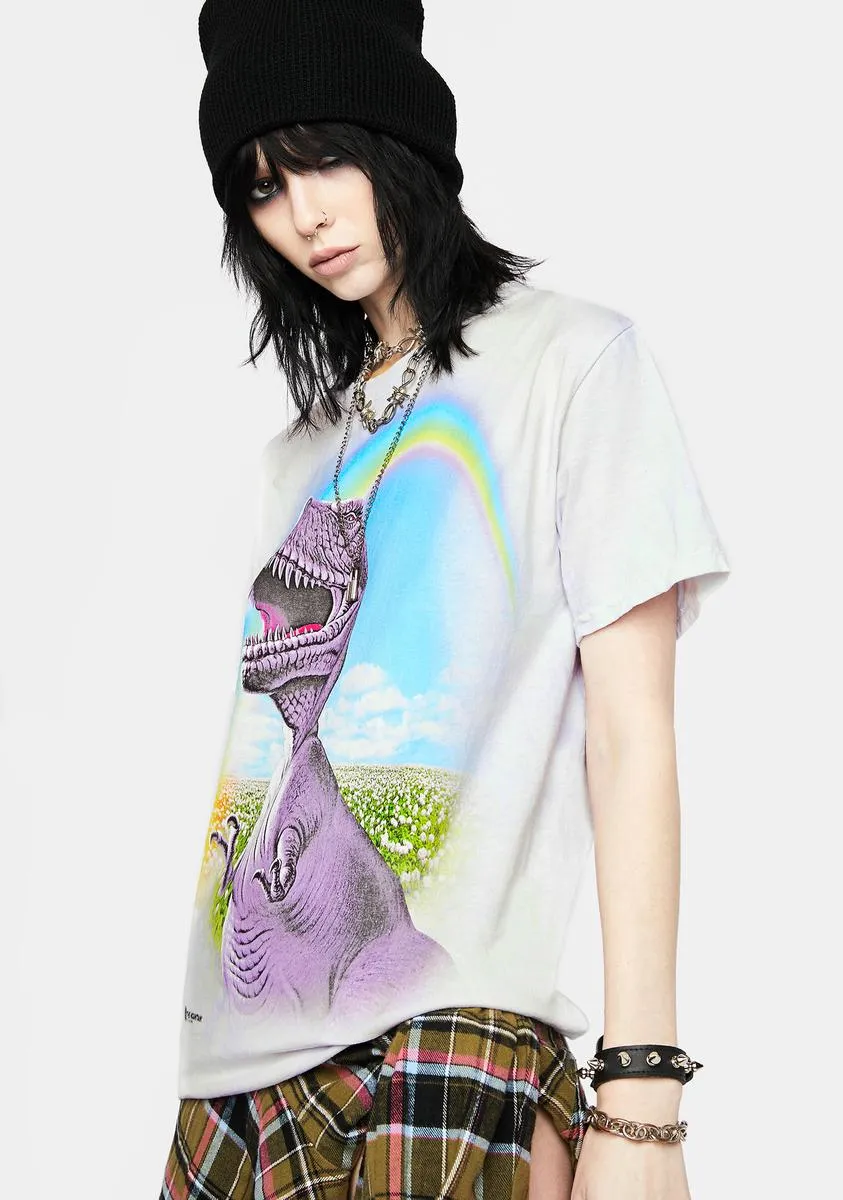 Happiest T-Rex Graphic Tee sold by Dolls Kill product image thumbnail 2