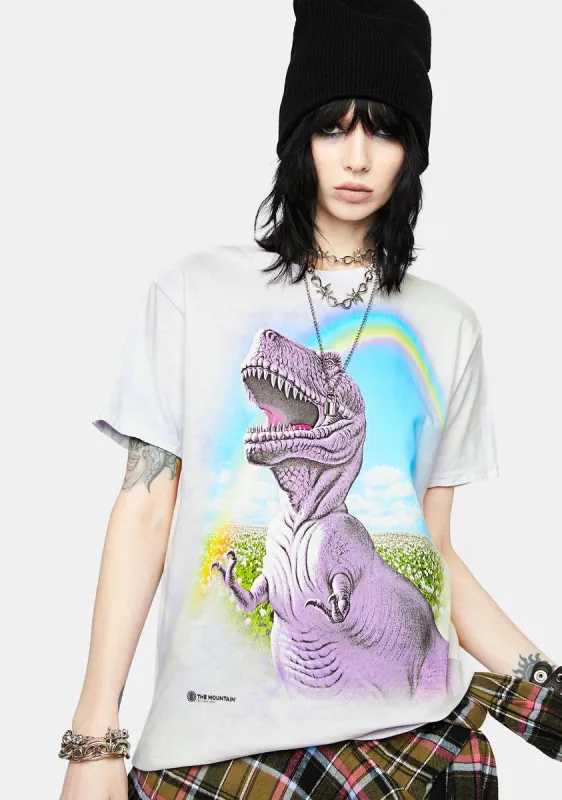 Happiest T-Rex Graphic Tee sold by Dolls Kill