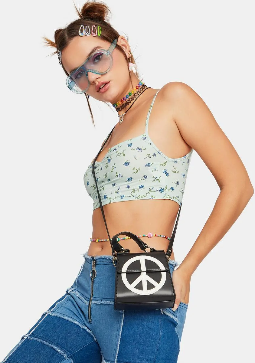 Pretty Petal Green Nef Crop Top sold by Dolls Kill product image thumbnail 2