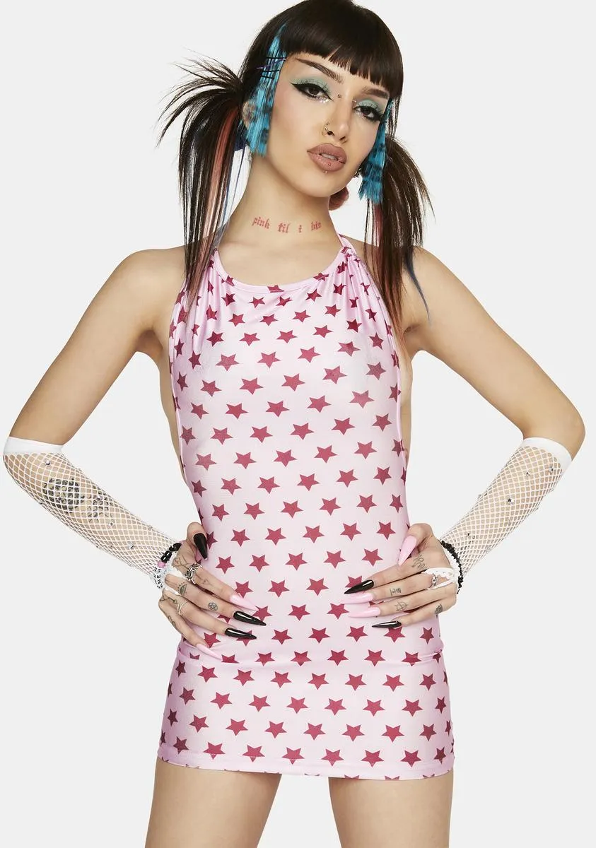 Starry Eyed Bodycon Dress sold by Dolls Kill