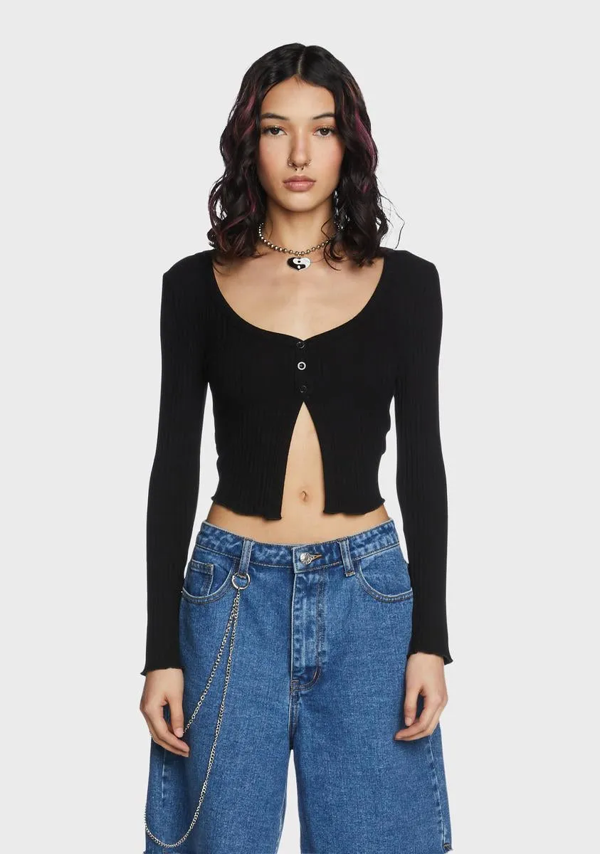 Good Effort Ribbed Top sold by Dolls Kill