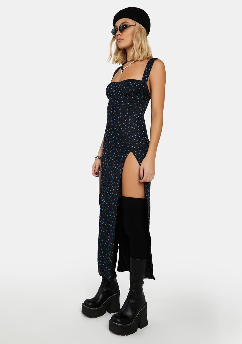 Honey Better For You Velvet Mini Dress sold by Dolls Kill product image thumbnail 3