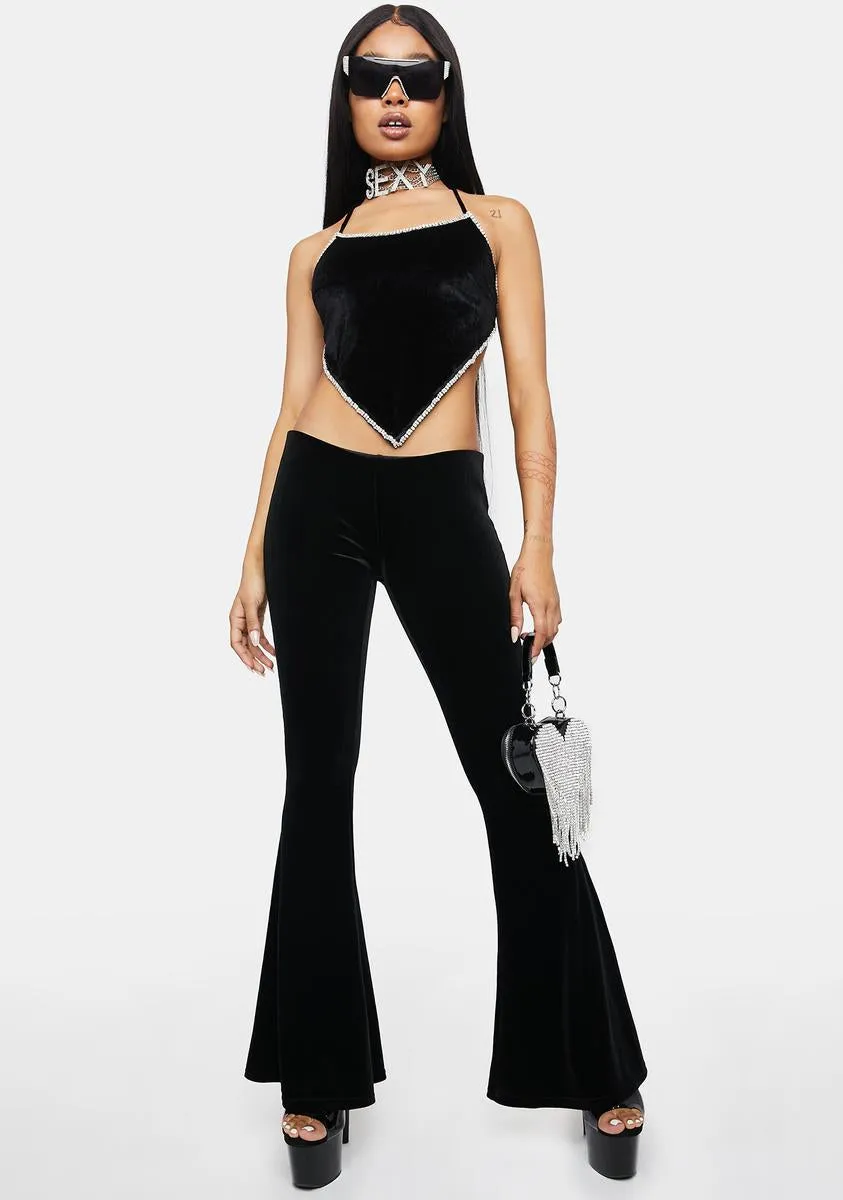 Stay Awhile Velvet Scarf Top sold by Dolls Kill product image thumbnail 3