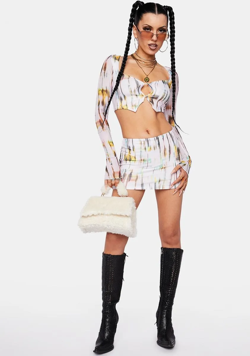 Lay On The Charm Skirt Set sold by Dolls Kill product image thumbnail 3