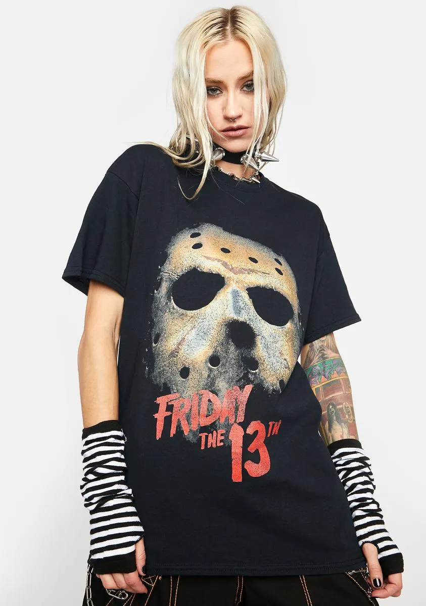 Friday The 13th Mask Graphic Tee sold by Dolls Kill