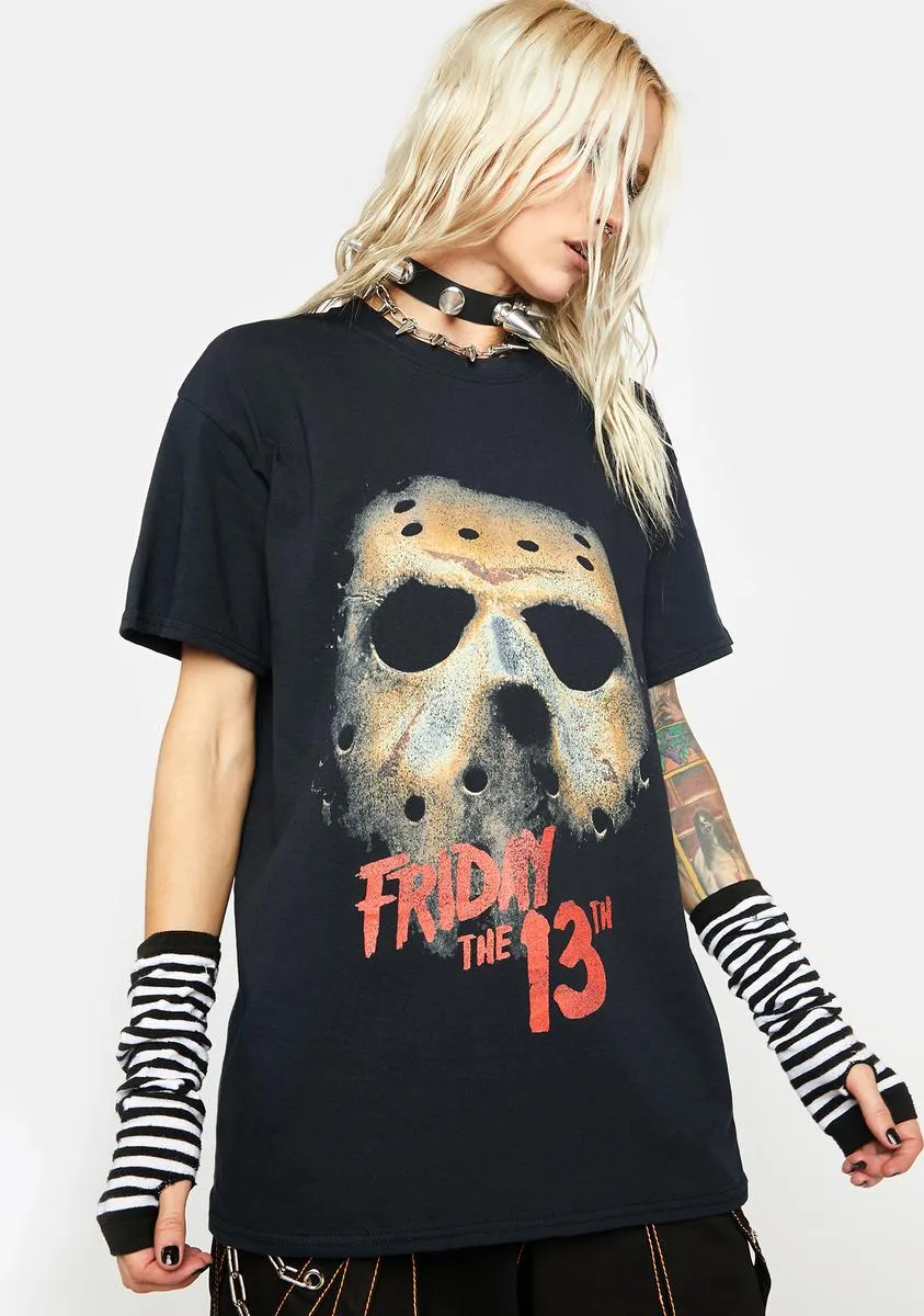 Friday The 13th Mask Graphic Tee sold by Dolls Kill product image thumbnail 2