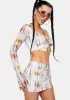 Lay On The Charm Skirt Set sold by Dolls Kill