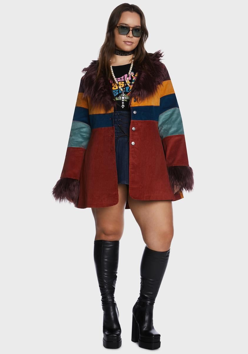 Plus Break Free Corduroy Coat sold by Dolls Kill product image thumbnail 3