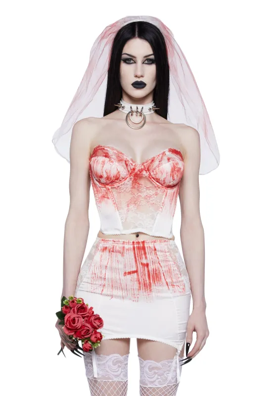 Bloody Bride Costume Set sold by Dolls Kill