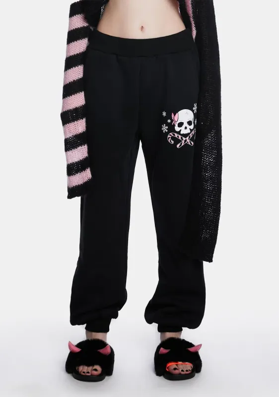 Lovely Bones Graphic Sweatpants sold by Dolls Kill
