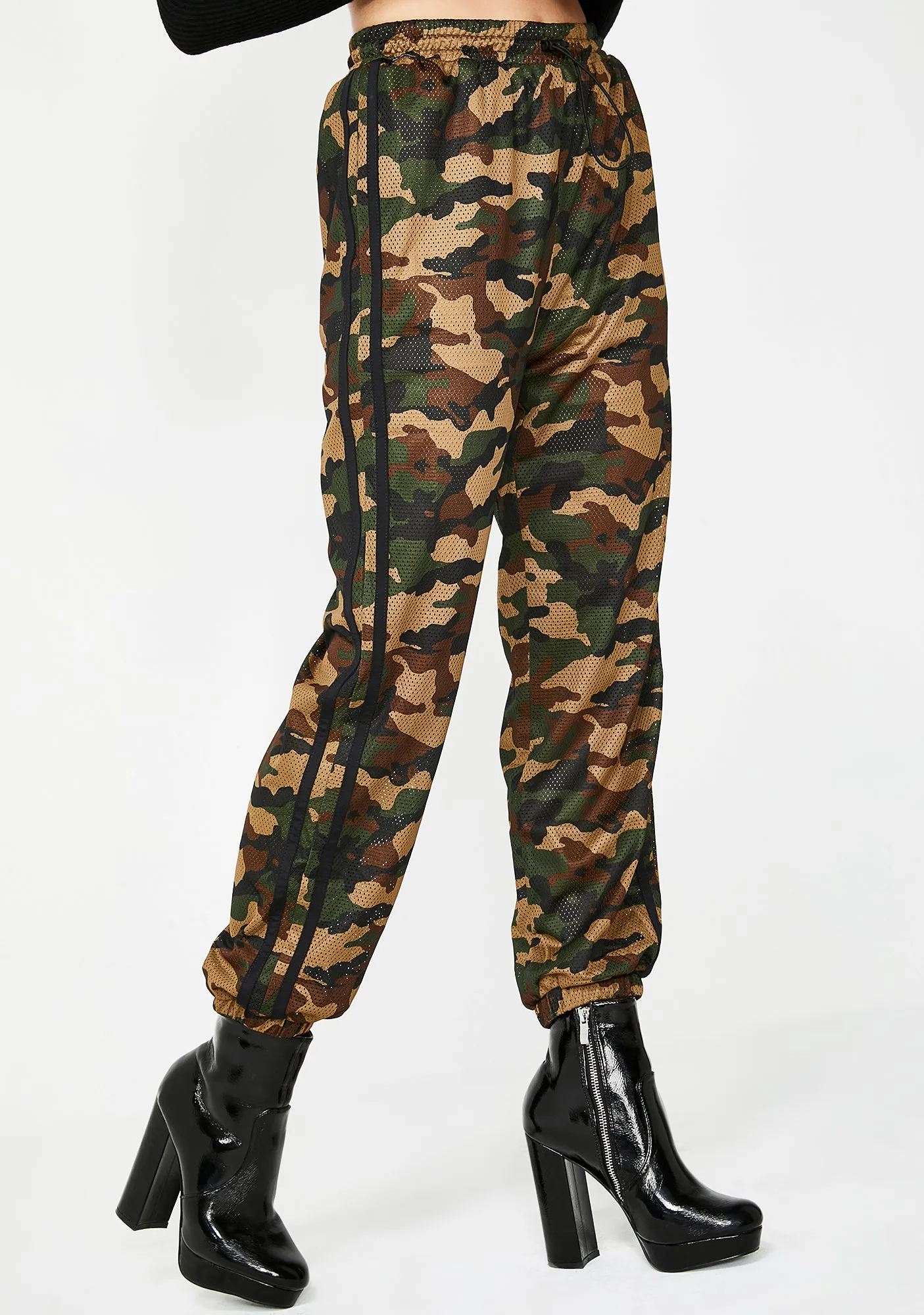 Dank Do Me Dirty Camo Joggers sold by Dolls Kill