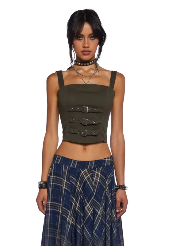 Always Expelled Corset Top sold by Dolls Kill