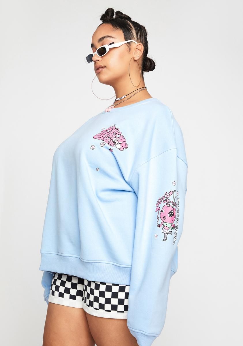 Plus Cherry Trip Sweatshirt sold by Dolls Kill product image thumbnail 2