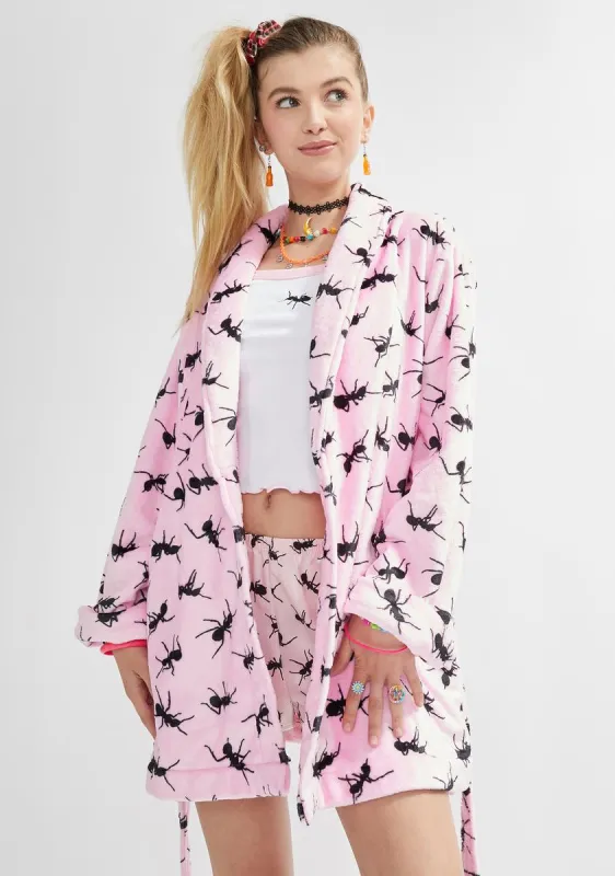 Buggin' Out Plushie Robe sold by Dolls Kill