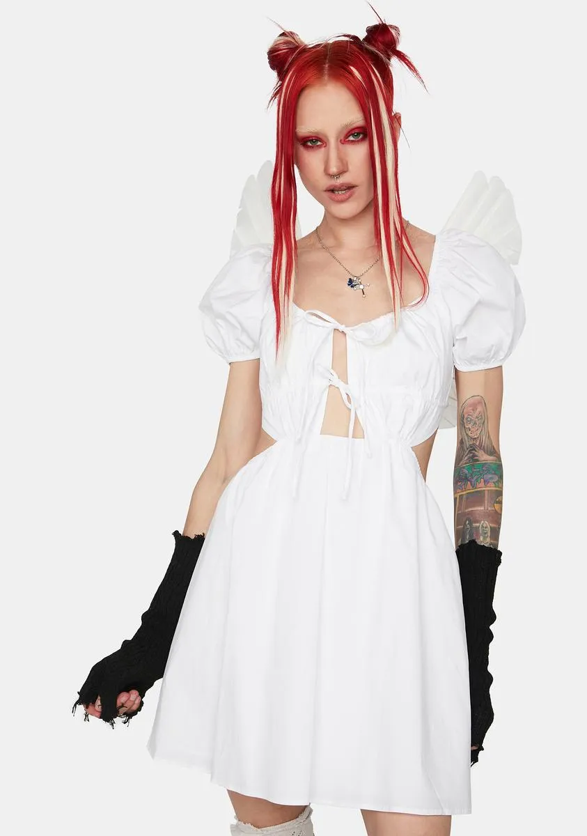 Angel Time Stops Mini Dress sold by Dolls Kill