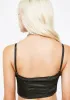 Kayla Satin Bustier Top sold by Dolls Kill
