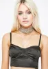 Kayla Satin Bustier Top sold by Dolls Kill