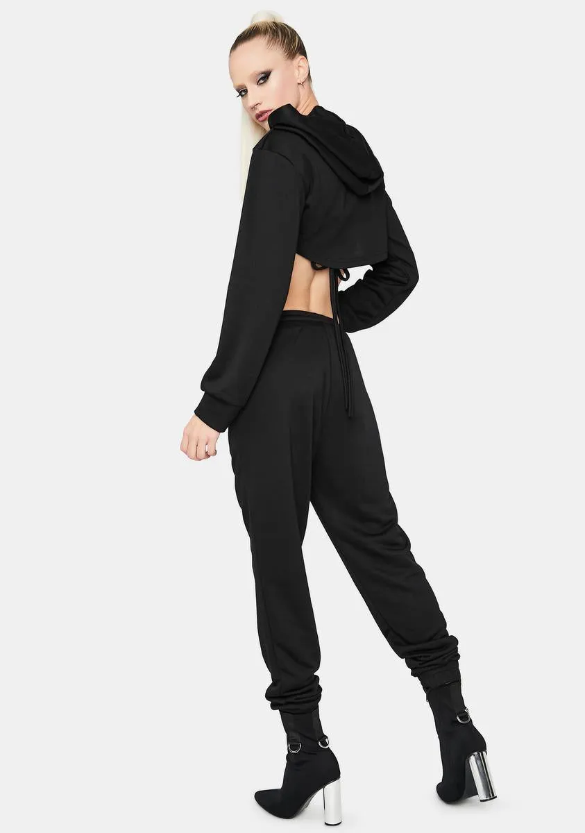 No Player Shrug Hoodie Set sold by Dolls Kill product image thumbnail 4