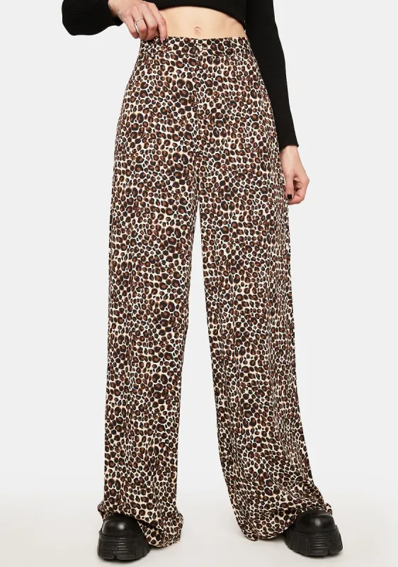 Laura Wide Leg Trousers sold by Dolls Kill