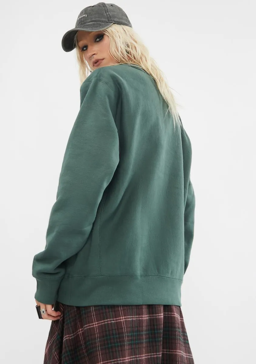 Thicc Applique Premium Crewneck sold by Dolls Kill product image thumbnail 4