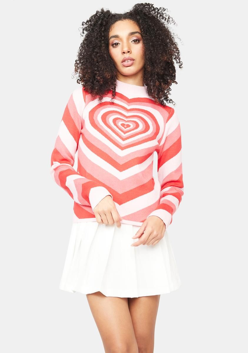 Sweet Facts Of Life Heart Sweater sold by Dolls Kill product image thumbnail 2