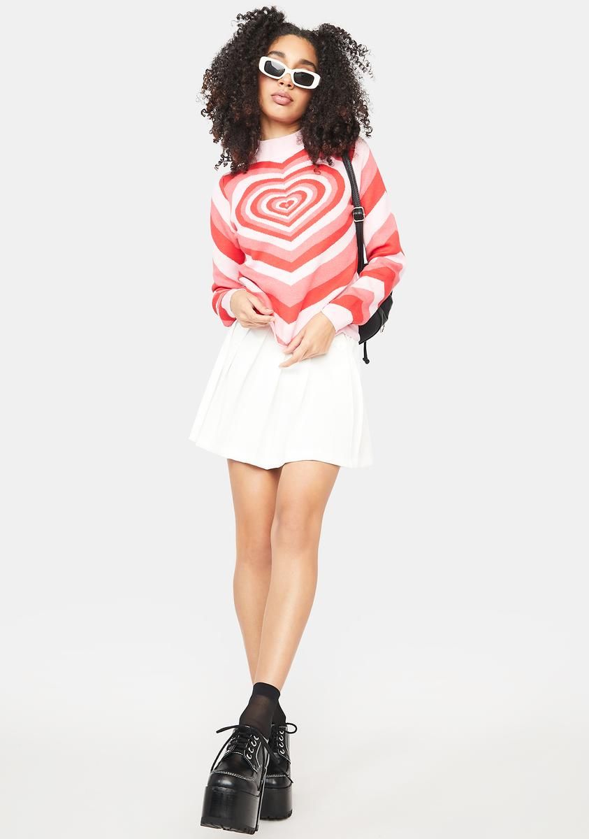 Sweet Facts Of Life Heart Sweater sold by Dolls Kill product image thumbnail 3