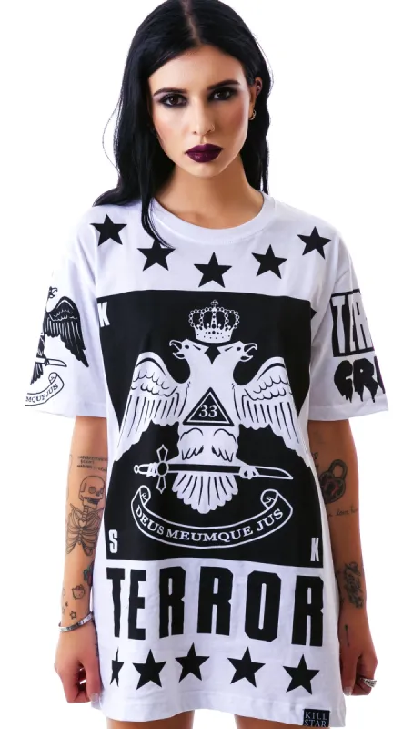 Terror T-Shirt sold by Dolls Kill