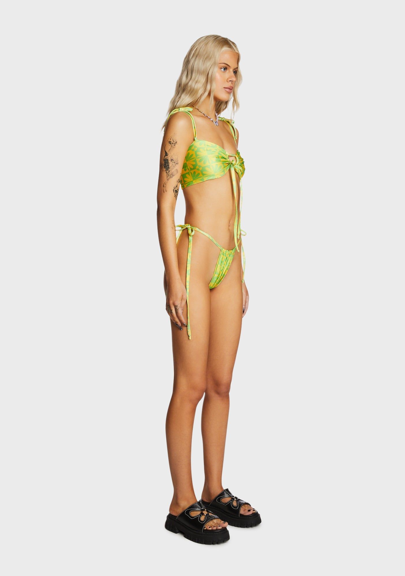 Haze Strappy Bikini Set sold by Dolls Kill product image thumbnail 4