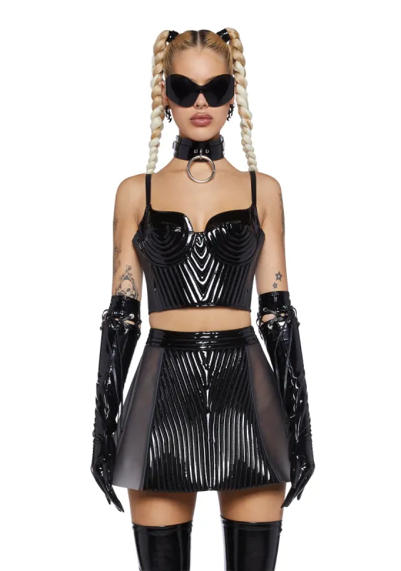 Masochistic Magic Corset Top sold by Dolls Kill